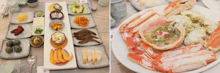  바다 뷰와 신선한 대게를 즐길 수 있는 강릉 세인트존스호텔 횟집 맛집