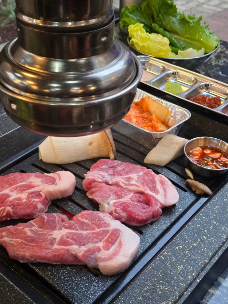 무안군 맛집 도톰한 남악 삼겹살 고기맛집