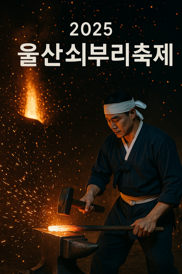  2025 울산시 울산쇠부리축제 기본정보 근처 가볼만한곳 맛집 카페 개막식 공연 드론쇼 불꽃놀이 먹거리 총정리!