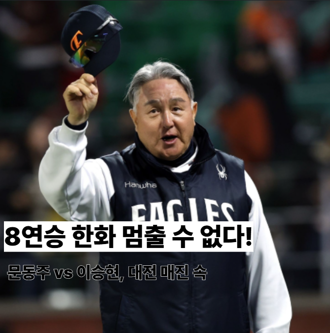5월 7일 <b>한화 삼성</b> 분석! 8연승 <b>문동주</b> vs 이승현, 선두 <b>한화</b>... 