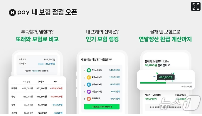 네이버페이, 보험사 상담연결 서비스 오픈…'자동차보험'도 순항 네이버페이, 보험사 상담연결 서비스 오픈…'자동차보험'도 순항