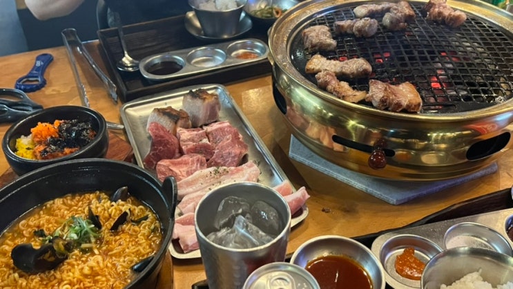  대전 은행동 맛집 화랑고기 대전은행점 무한리필 고기집