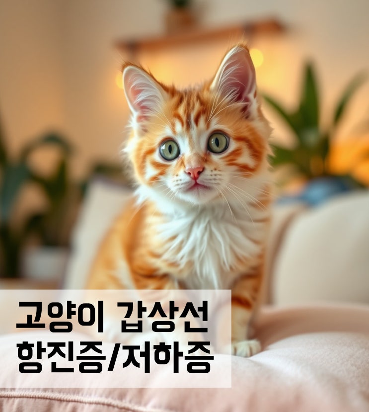  고양이 갑상선 항진증과 저하증의 차이점