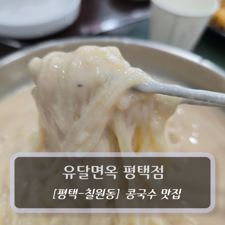  평택 콩국수 맛집 :: 유달면옥 평택점 후기