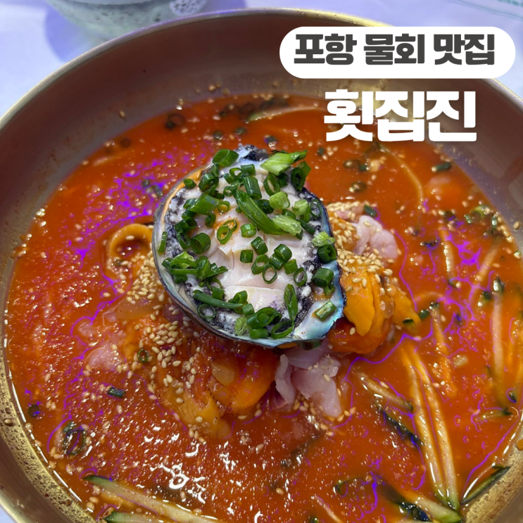  구룡포 맛집 횟집진 특물회, 해산물 모둠 추천