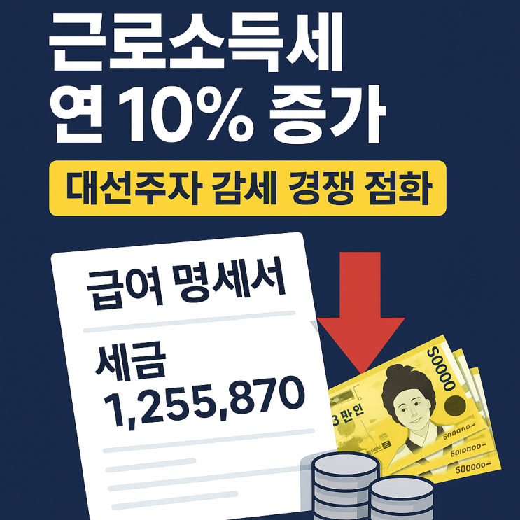  연 10%씩 불어나는 근소세 폭탄, 대선주자 ‘감세경쟁’ 불씨가 됐습니다