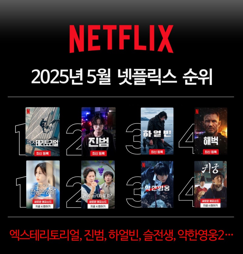 넷플릭스 오리지널 콘텐츠