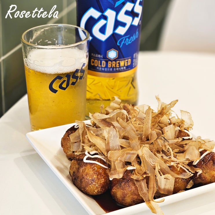 하남시청역 카페 디디디알캔&보틀커피 타코야끼 맛집에서 혼술