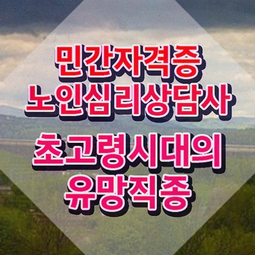  노인심리상담사 자격증 취득방법 , 노인심리상담사 간단하게 취득한 과정 , 무료수강 혜택