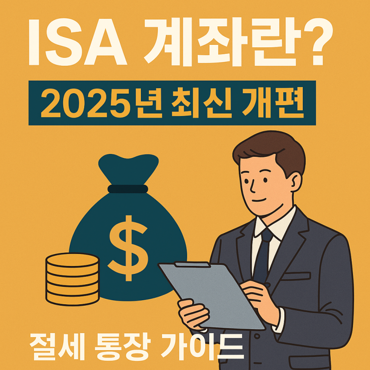  ISA 계좌란? 2025년 최신 개편까지 한눈에 정리한 절세 통장 가이드