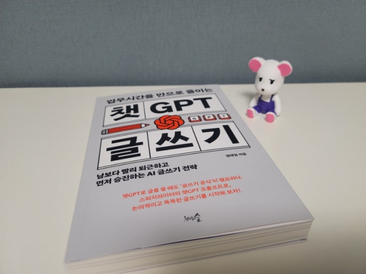  챗GPT입문 AI활용법도서 공부후기