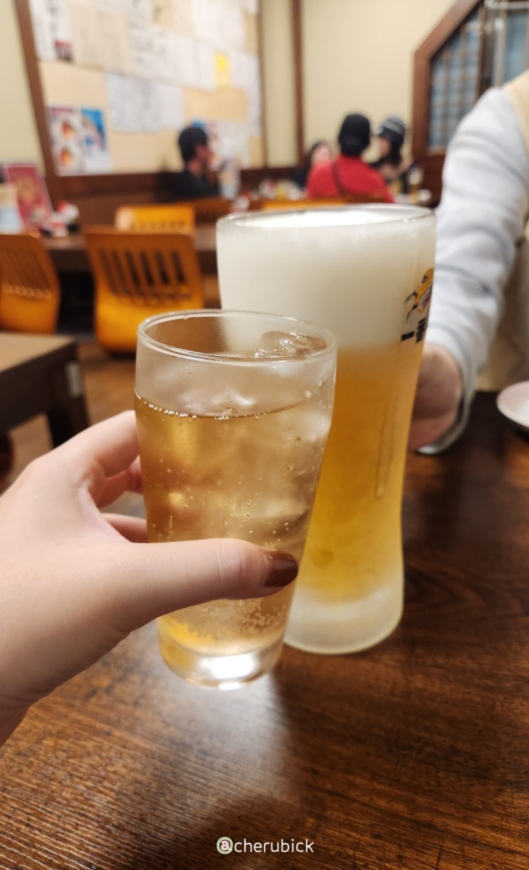  후쿠오카 램프 라이트북스 호텔 근처 맛집, 테무진 교자 다이묘점
