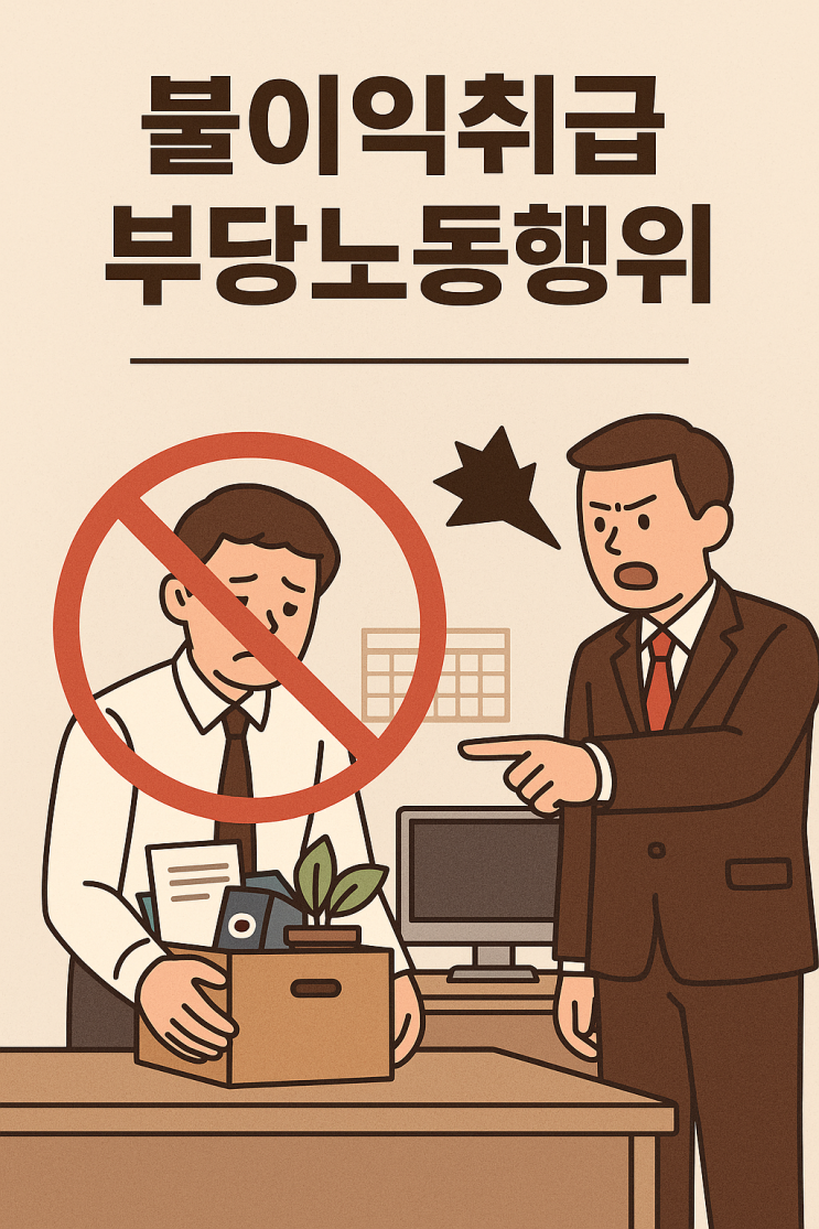  (노사관계) 노조활동 했다고 불이익을 주면 부당노동행위일까요?