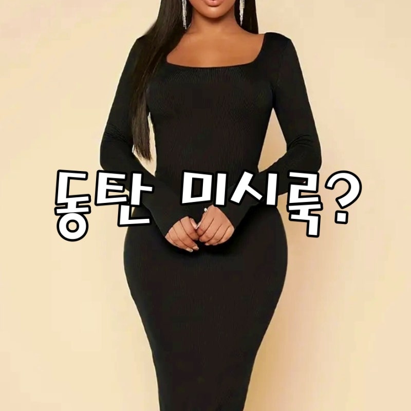 (피규어 논란) 동탄 미시룩 롱원피스 코디 스타일 + 뜻&유래