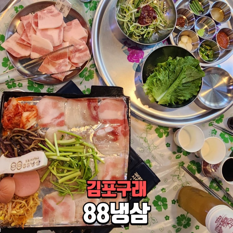  구래역 맛집 88냉삼 김포구래점, 구래동 고기집 호돌이세트 찐후기!