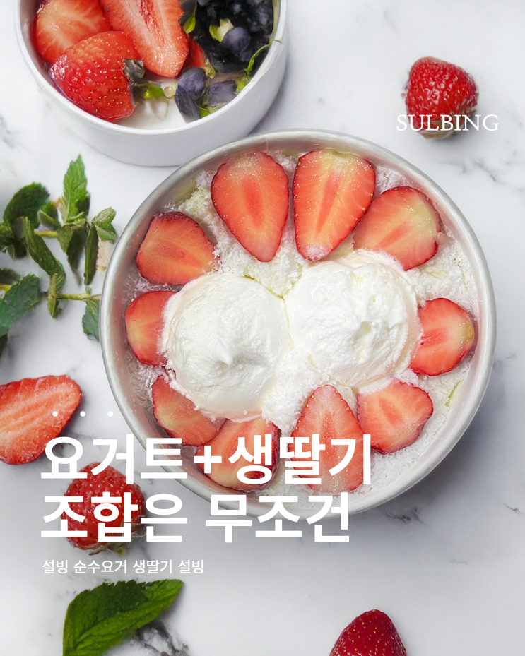  설빙 순수요거 생딸기 설빙 배달 후기｜할인팁까지!