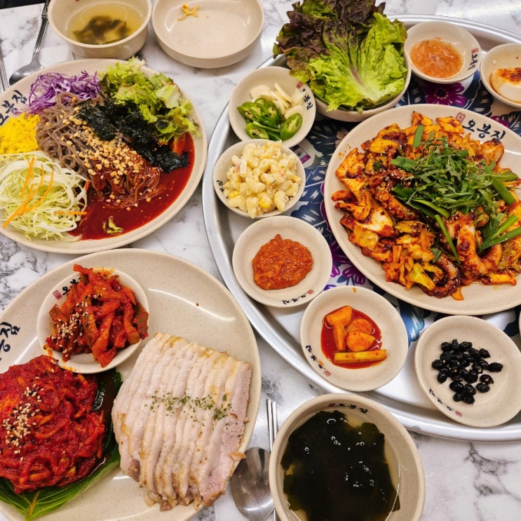  인천 청천동 맛집 오봉집 청천산곡점 직화낙지볶음 수육고기 솔직후기