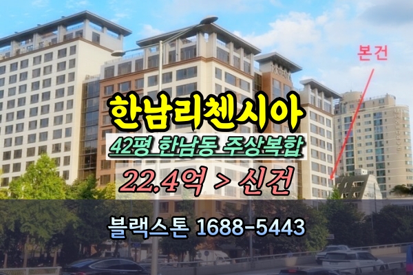  한남리첸시아 경매 42B평 주상복합 [2024타경2223]