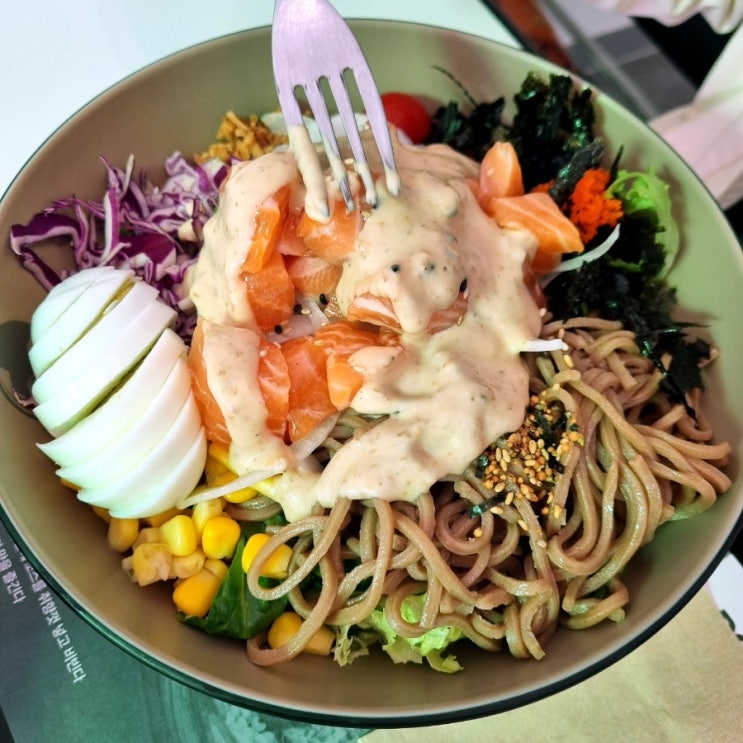  구월동맛집 영칼로리포케 인천시청구월점에서 포케와 파스타