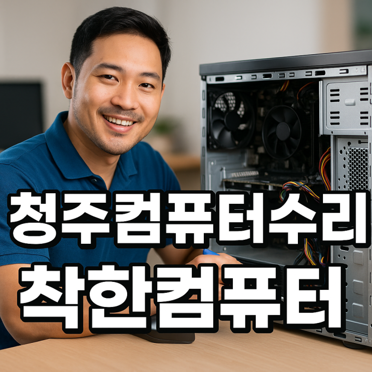  청주컴퓨터수리 그래픽카드 고장으로 화면 멈춤!!당일해결!![착한컴퓨터]