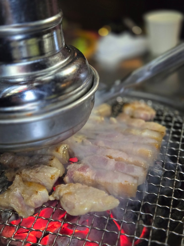  [와고숯불구이] 천호역 고깃집 삼겹살이 맛있는 와고참숯갈비