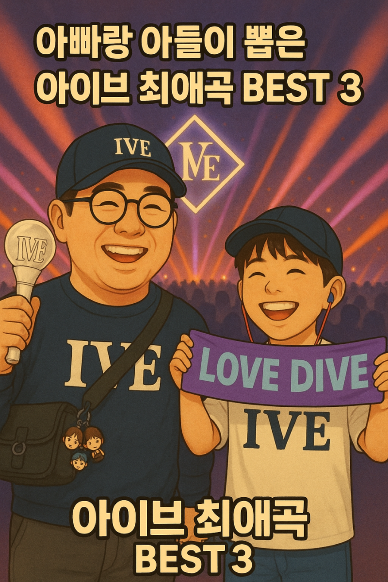 아빠랑 아들이 뽑은 아이브 노래 베스트 3!