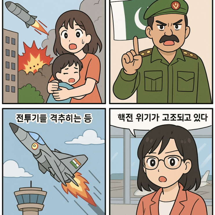  인도 파키스탄 전쟁 위기 카슈미르 미사일 공격과 핵 확전 가능성