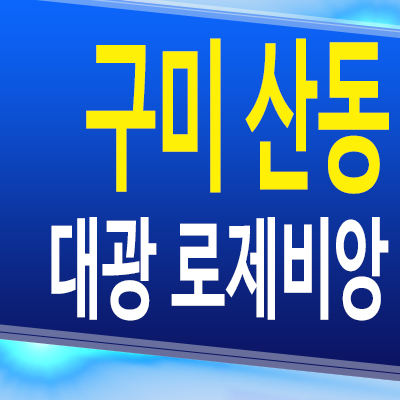  구미 대광로제비앙 메가시티 민간임대 산동 10년전세 아파트 분양가 공급소식
