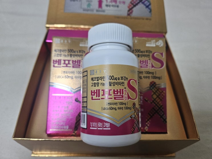  컨디션 관리를 위한 고함량 비타민 종근당 벤포벨S 후기