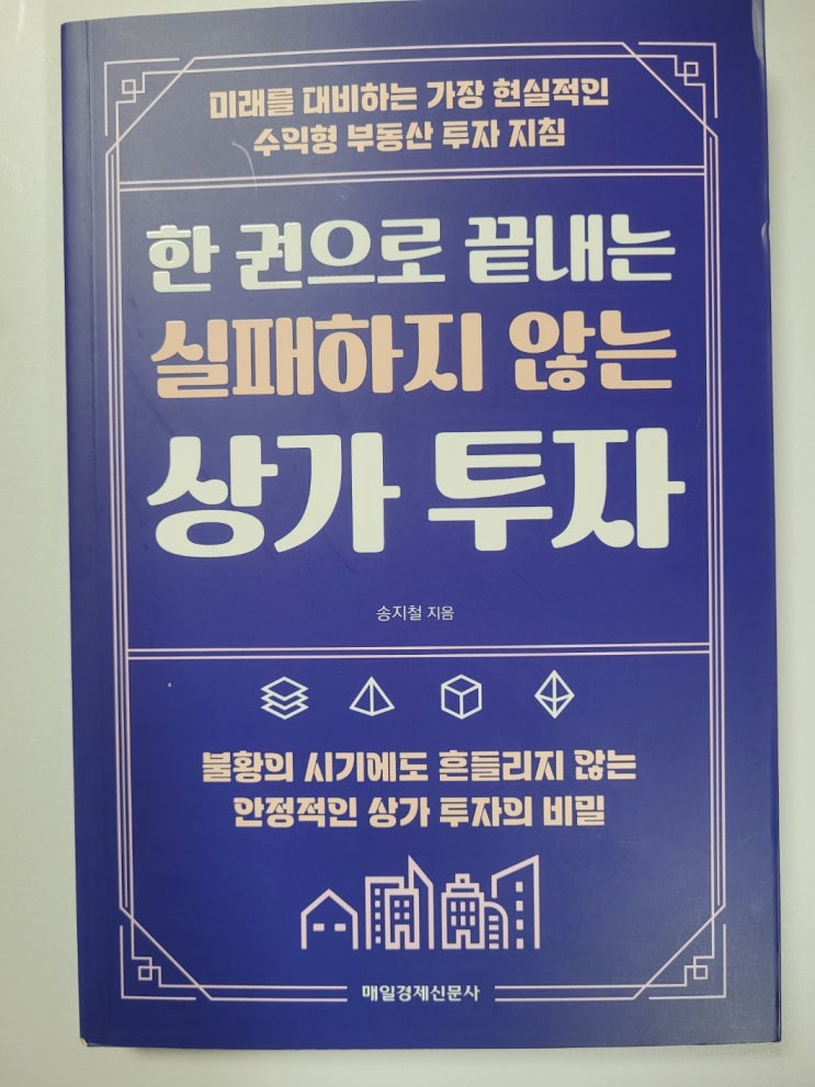  옆집 형이 과외 해주는듯한 송지철 한 권으로 끝내는 실패하지 않는 상가투자