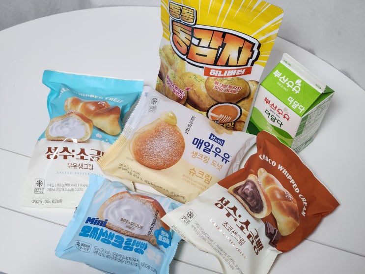  GS25 편의점 신상 디저트 리뷰 근데 오모리 김치찌개 라면 곁들인