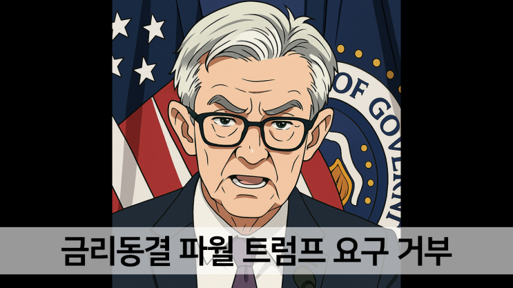 파월 <b>연준 금리동결</b> 유지, 트럼프 금리인하 요구 거부