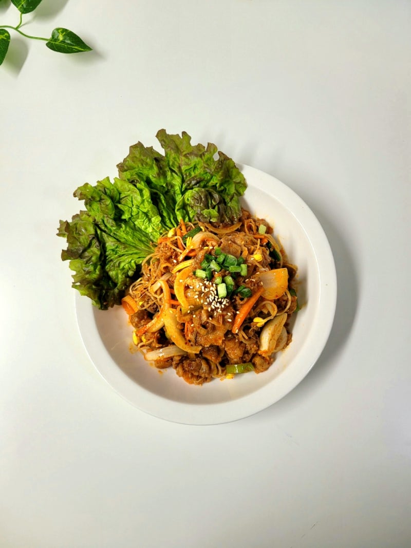 우삼겹 콩나물 불고기 콩불 볶음양념 레시피