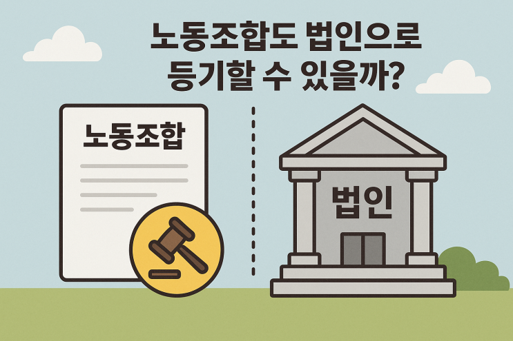  (노조운영) 노동조합도 법인으로 등기할 수 있을까?