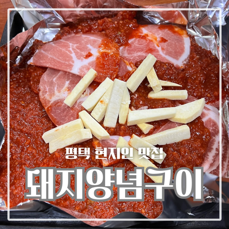  평택 현지인이 자주 찾는 고기 맛집(볶음밥 필수) : 돼지양념구이