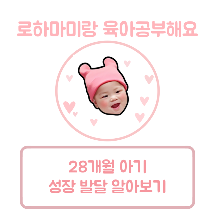  28개월 아기 성장 발달 알아보기