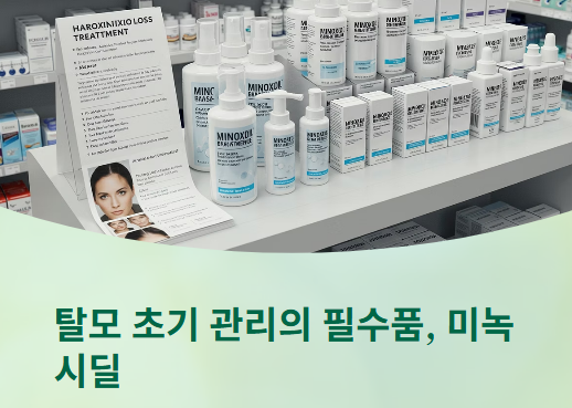 미녹시딜(Minoxidil) 성분, 가격, 효과, 주의사항 총정리  탈모 초기라면 꼭 알아두세요!
