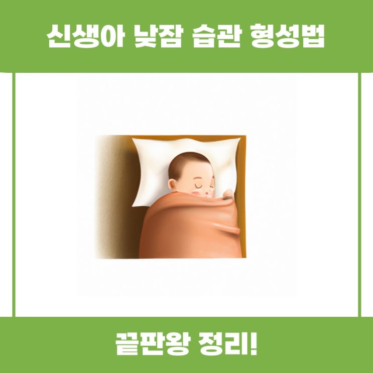  신생아 낮잠 습관 형성법 쉽게 알아볼까요