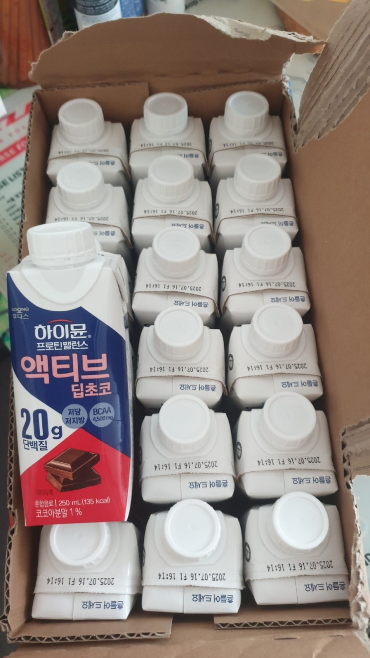 하이뮨 단백질 보충제 딥초코 맛있음