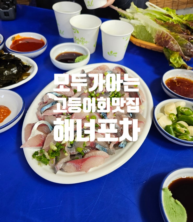  통영 욕지도 | 모두가 아는 해녀포차 노상 고등어회 맛집 쯔양맛집 1박2일