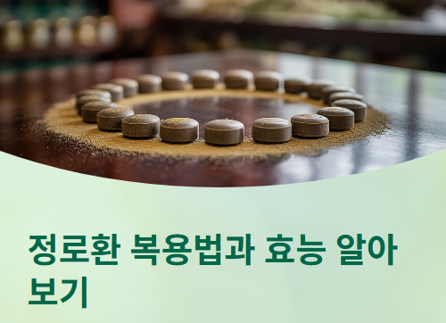  정로환 가격, 복용법, 효능, 부작용까지 정리!