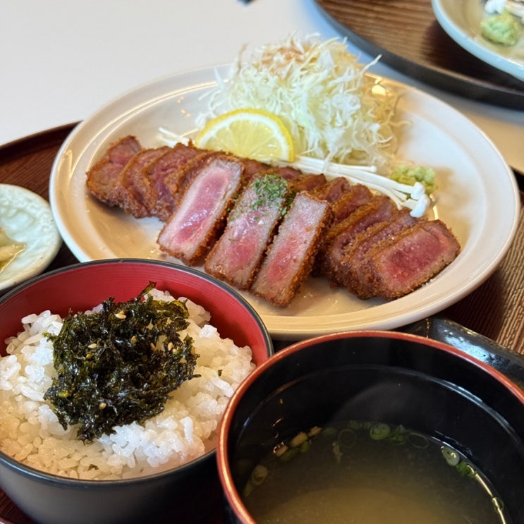  김해 봉리단길 맛집 단조 규카츠 일본보다 맛있네
