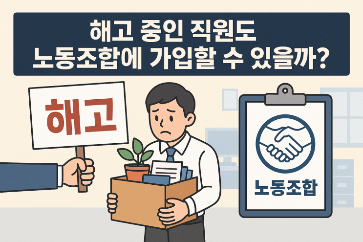  (노사관계) 해고 중인 직원도 노동조합에 가입할 수 있을까?