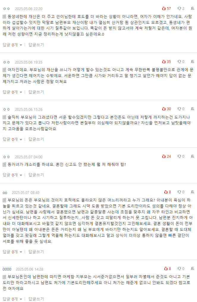  시동생 결혼 지원금 듣고 폭발한 아내 이게 맞는건가요