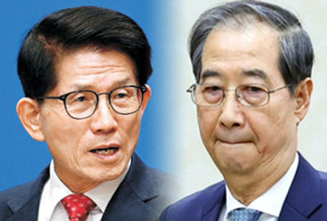 <b>김문수 단일화</b> 반발에 곤혹스러운 권성동 권영세 그리고 <b>한덕수</b>