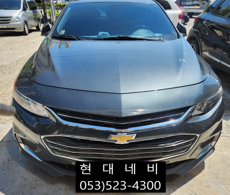  올뉴말리부 모니터 액정파손 터치파손 수리