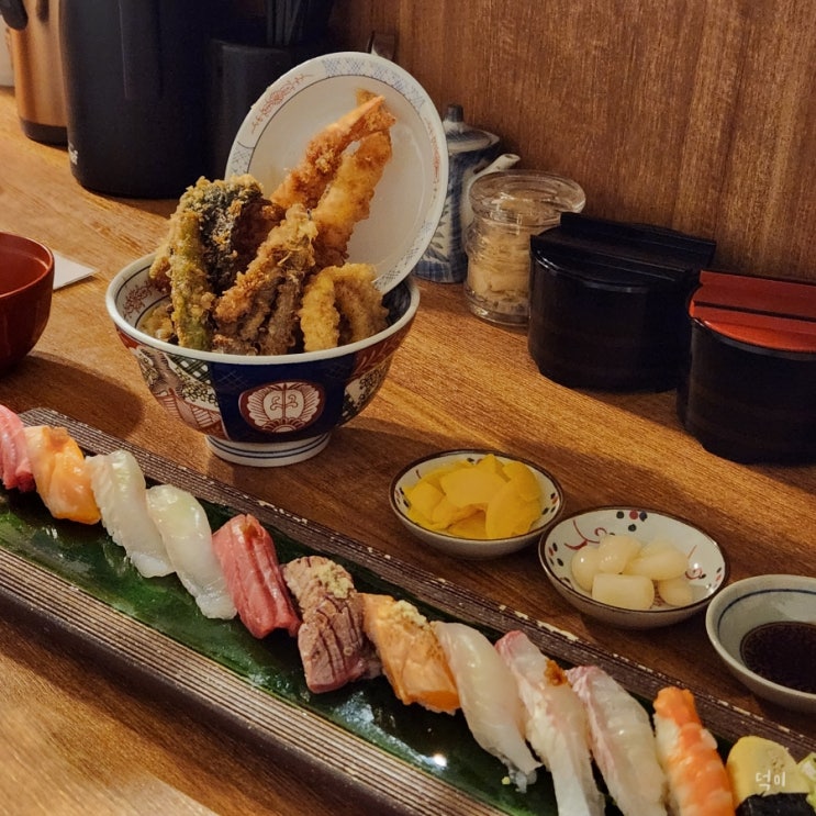  광주 동명동 텐동 맛집 정갈한 일식 데이트 츠바메