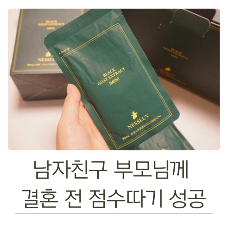  남자친구 부모님 첫인사 선물 결혼 전 점수따기 성공