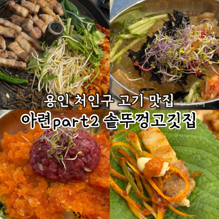  [용인/김량장] 처인구 김량장동 한우육회물회 맛있는 고기 맛집 : 아련part2 솥뚜껑고깃집