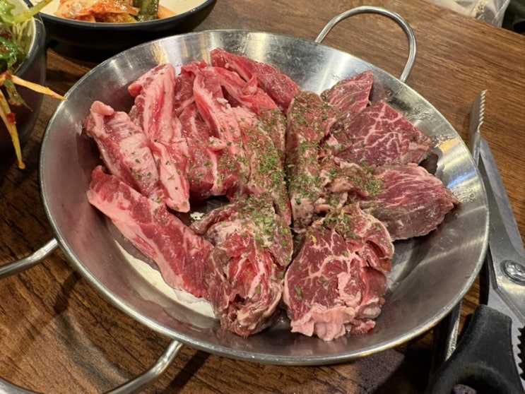  강남회식 추천 장소 : 논현동 맛집 청계산갈비살 먹고온 후기!